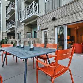 Courtyard At The Edison Apartments In Charlotte, NC Courtyard At The Edison Apartments In Charlotte, NC